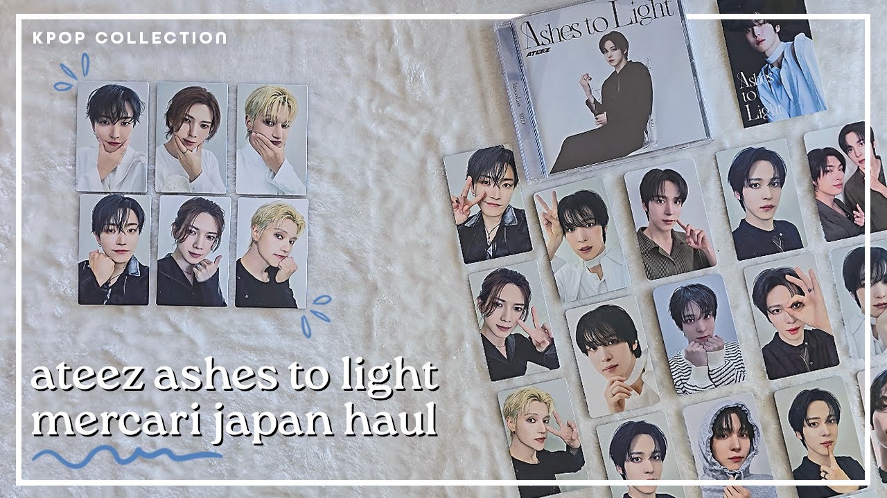 Mercari Japan Haul #7 | ATEEZ 'Ashes to Light' Japanese Comeback