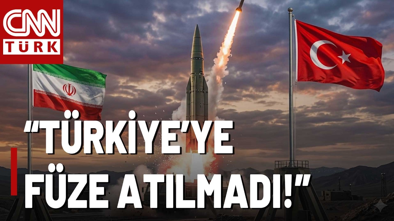 SON DAKİKA🚨 İran Açıkladı: Türkiye Topraklarına Füze Atmadık!