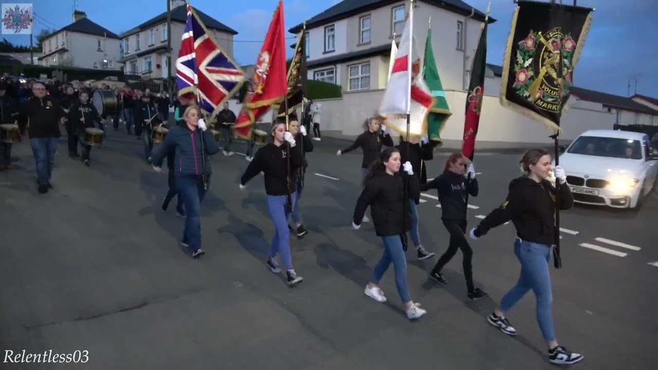 Kilcluney Volunteers (Full Clip 4K) @ Ardarragh Accordion's Parade ~ Rathfriland ~ 13/04/24 (4K)