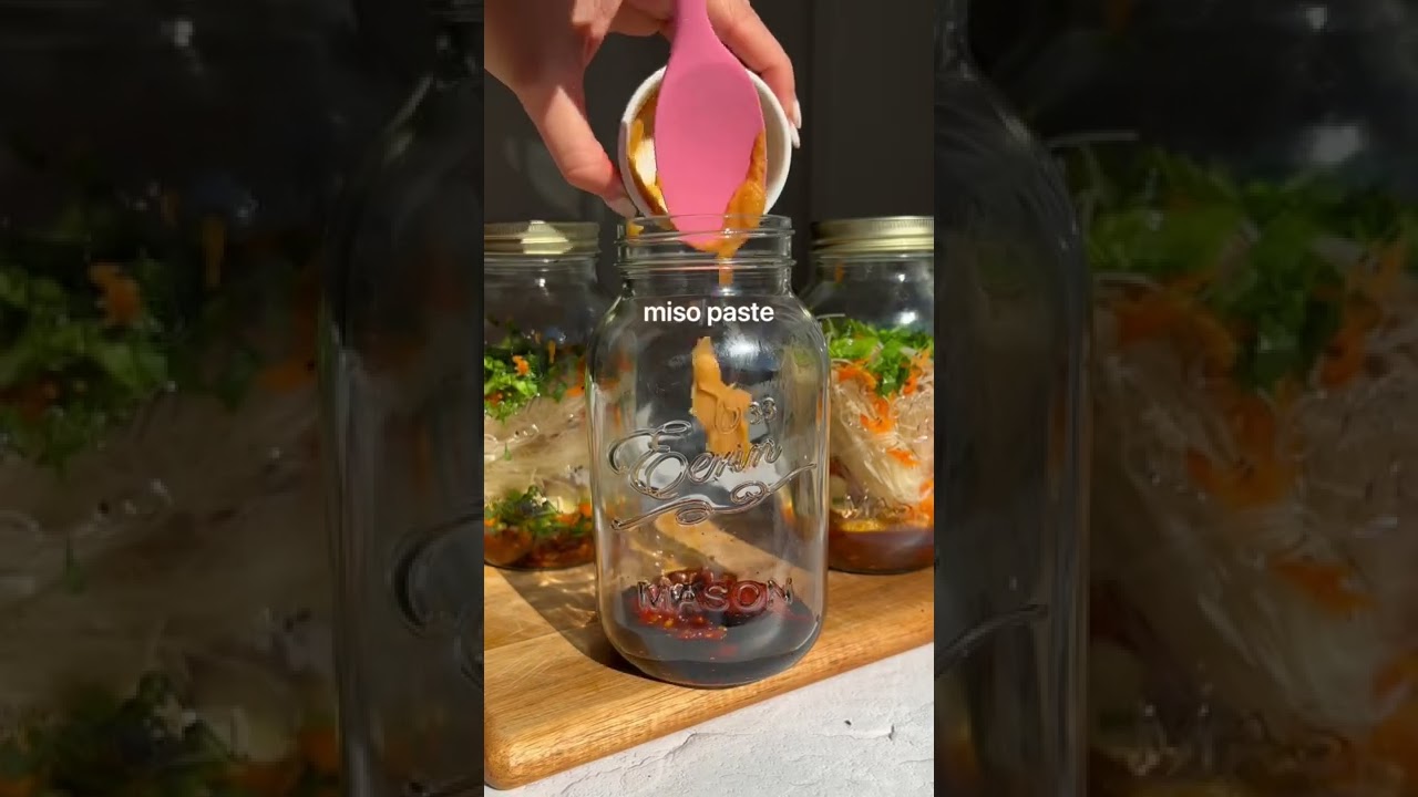Mason Jar Soup 👩🏻&zwj;🍳 #soup #vegan #cookong #recipe