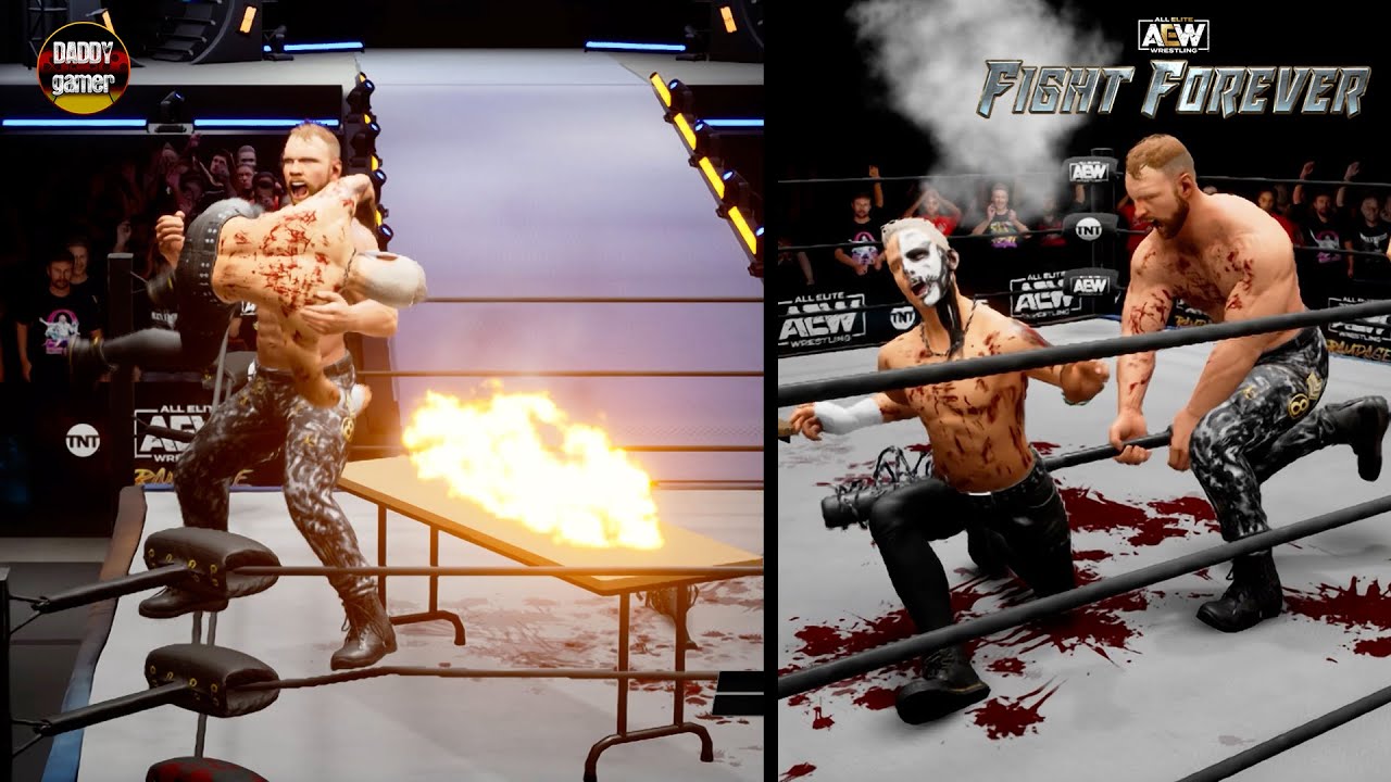 Jon Moxley vs. Darby Allin (C) TNT Championship Falls Count Anywhere | AEW: Fight Forever Gameplay