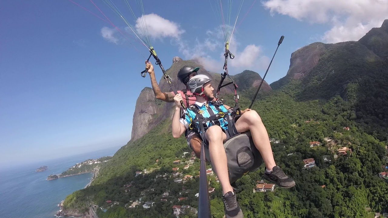 Voo de Parapente no Rio de Janeiro - Jo&atilde;o Leida