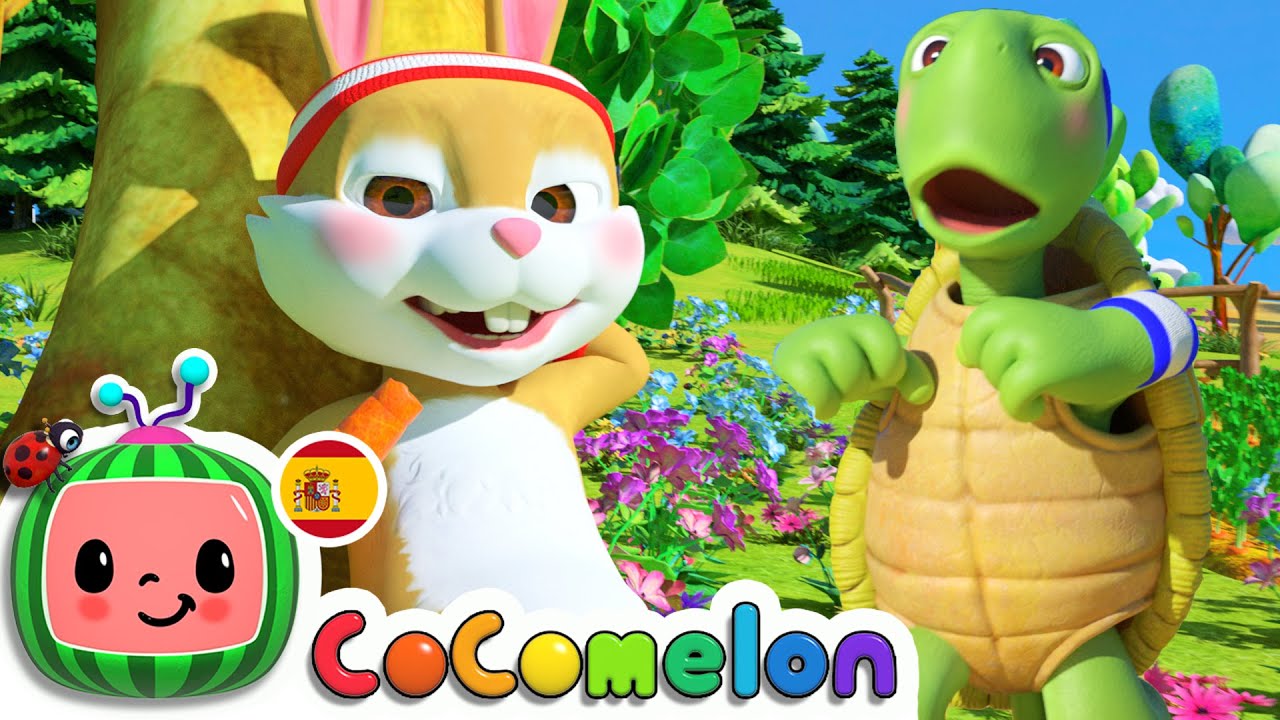 CoComelon en Espa&ntilde;ol | La tortuga y la liebre | Canciones Infantiles