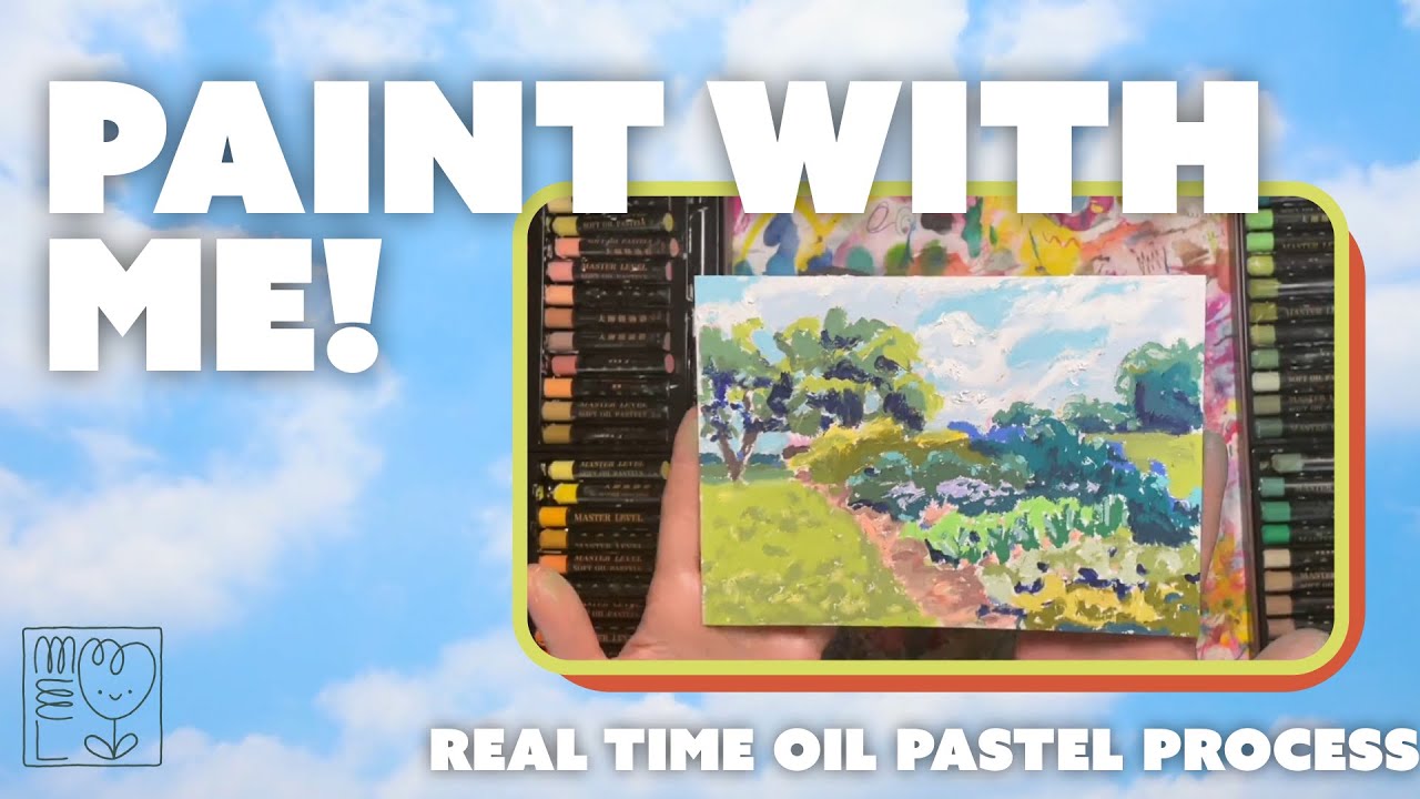REAL TIME PAINT WITH ME ✨ Lightwish Soft Oil Pastels