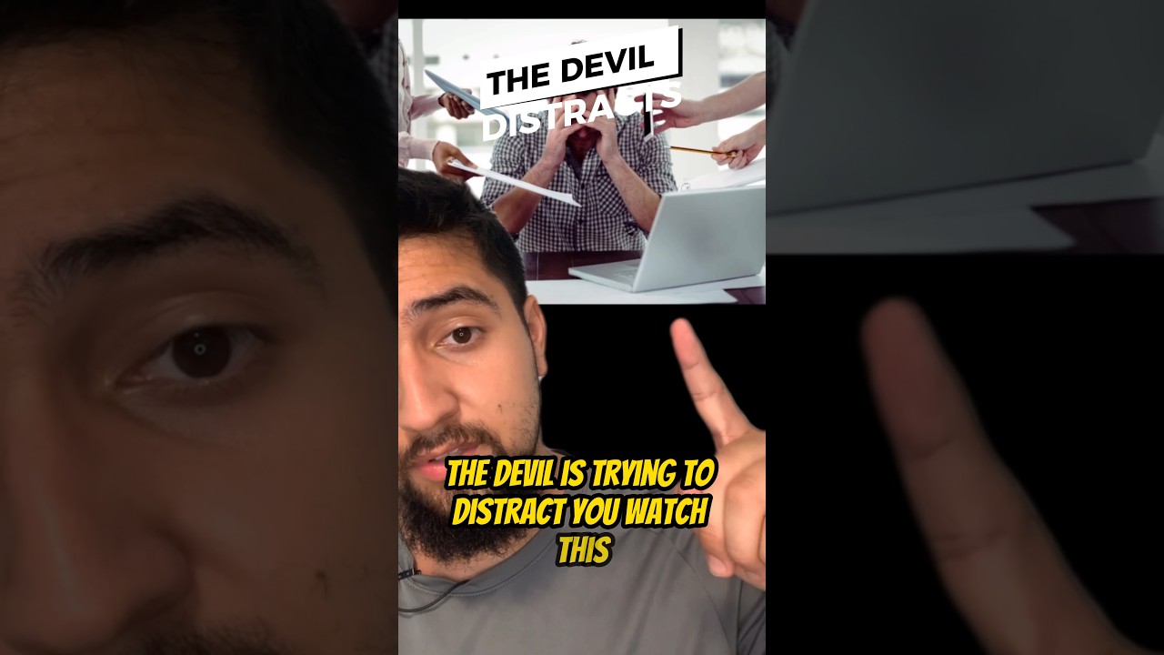 The Devil Is Distracting You‼️🤯😱 