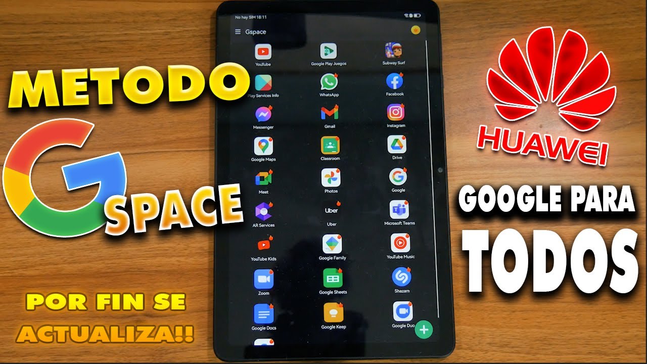 ✅ METODO GSPACE para tener GOOGLE en HUAWEI (2023)