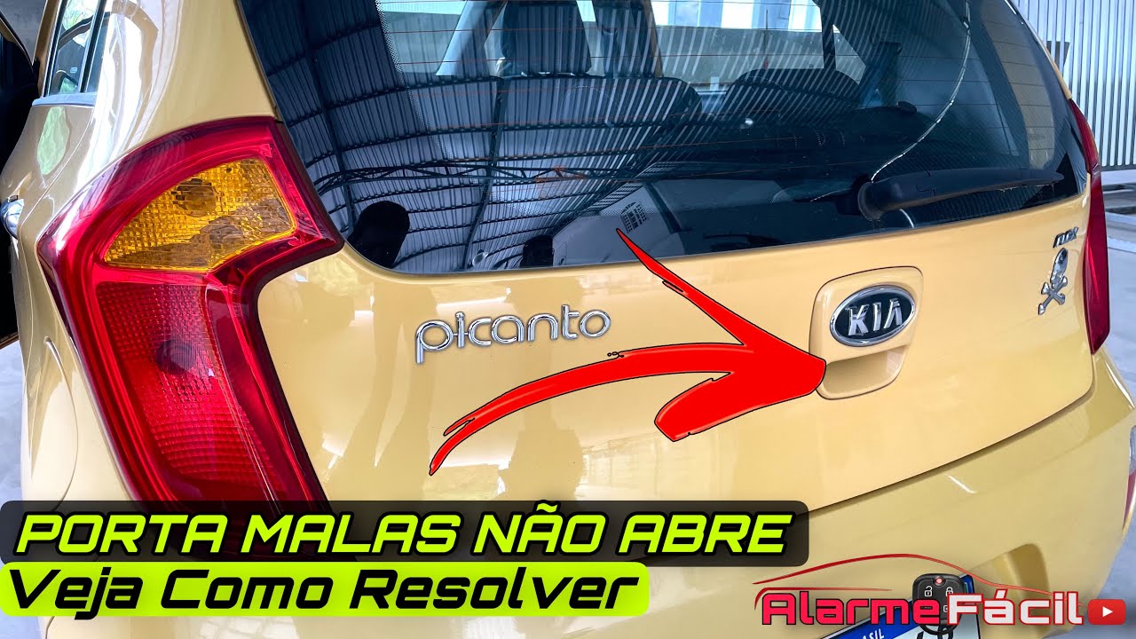 Kia Picanto Não Abre Porta Malas 😢 Veja Como Abrir e Resolver ✅