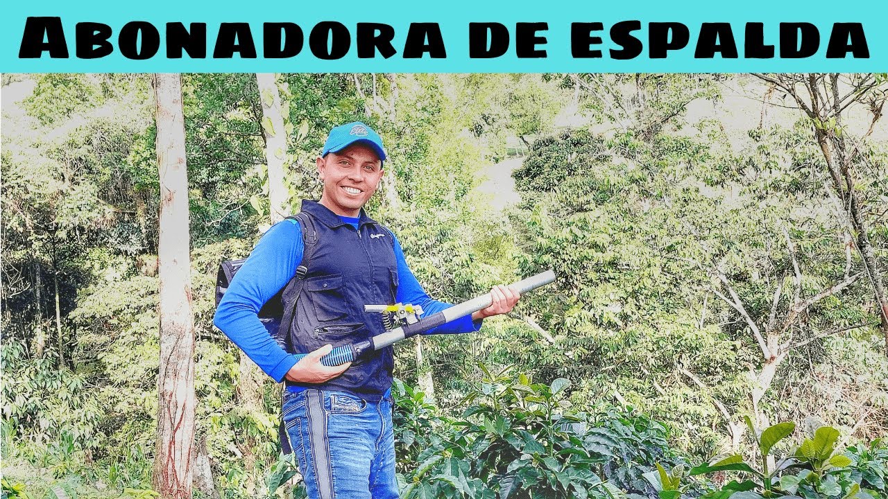 Abonadora de espalda