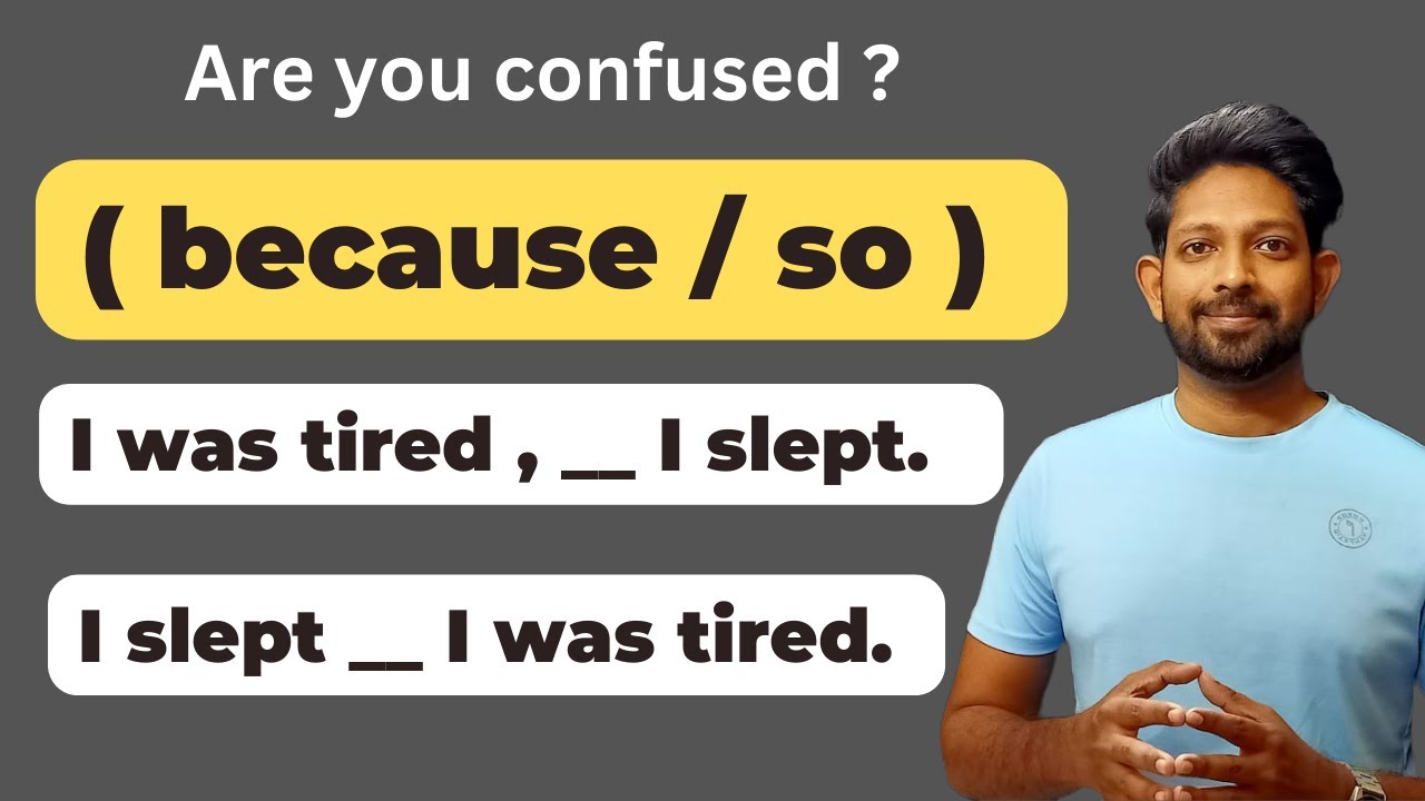 Because or so ?