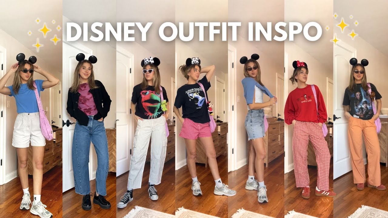 DISNEY WORLD OUTFIT IDEAS ✨ What to wear to Disney, Disney outfit inspo, Disney outfit planning