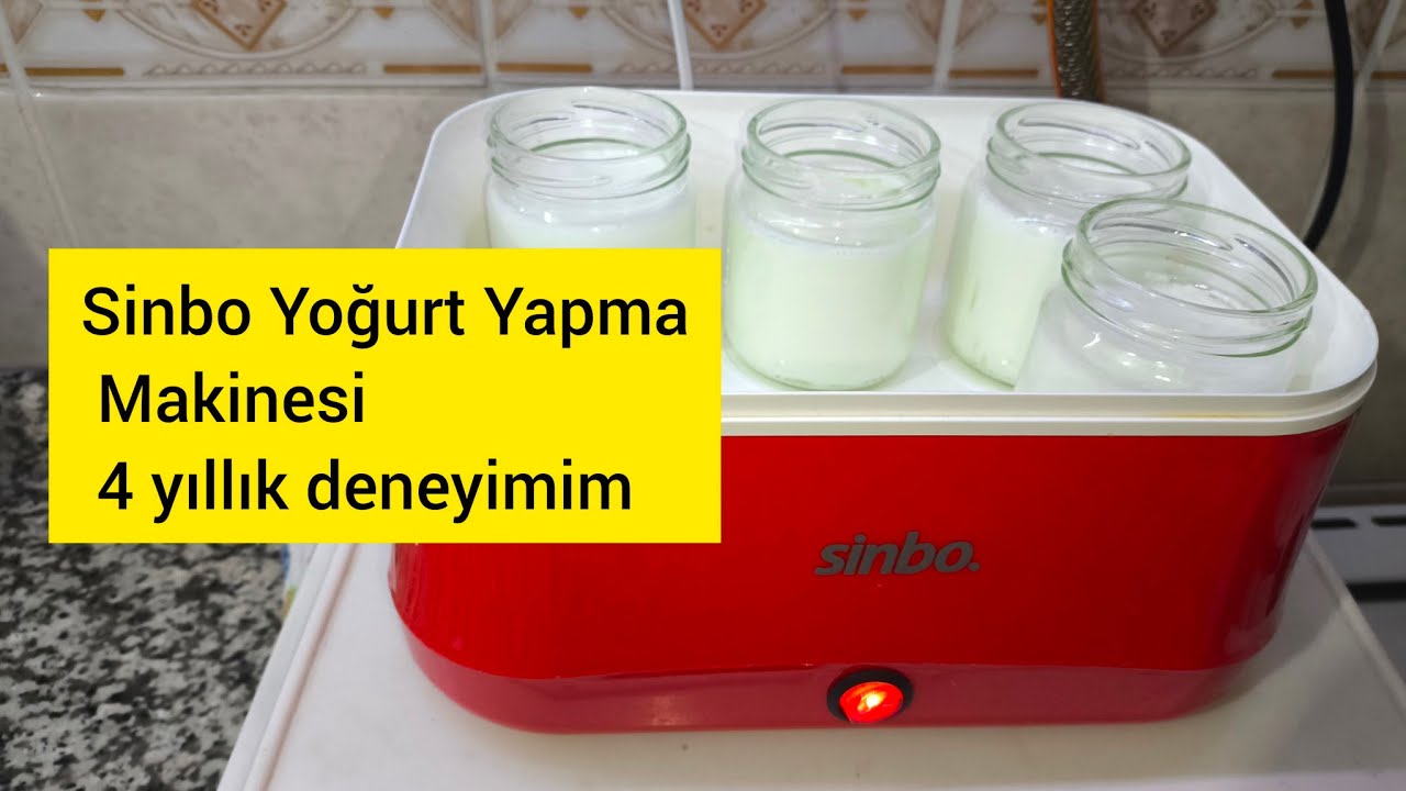 Sinbo yoğurt yapma makinesi 4 yıllık deneyimim