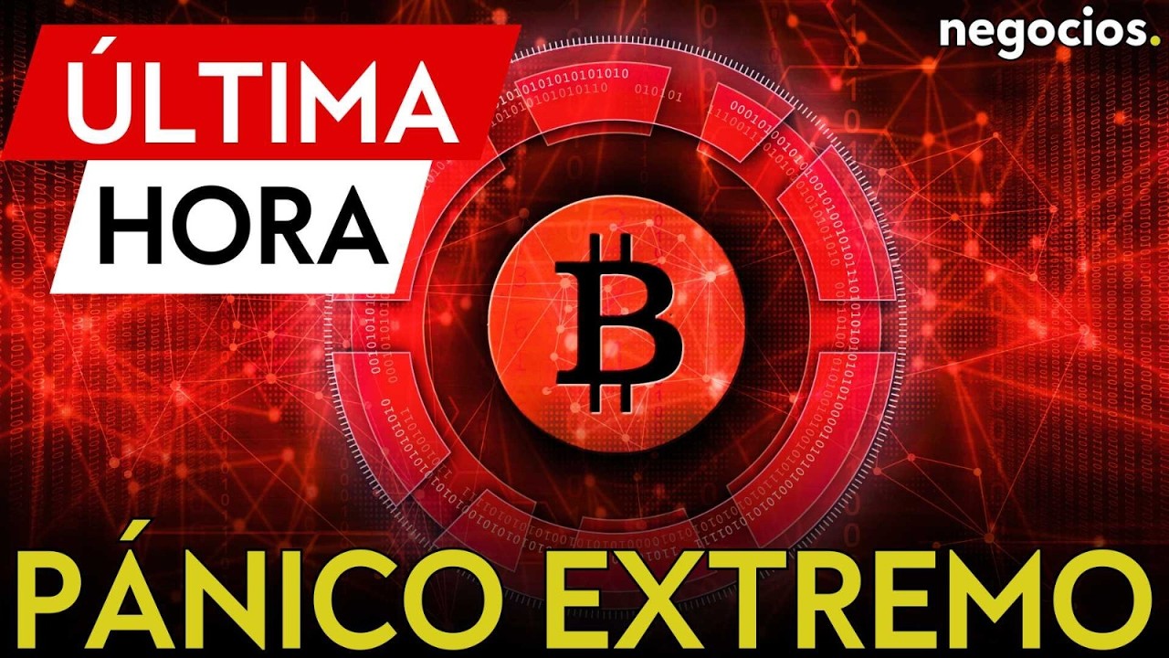 &Uacute;LTIMA HORA | P&aacute;nico extremo con Bitcoin: toca su nivel m&aacute;s bajo desde el colapso de TFX