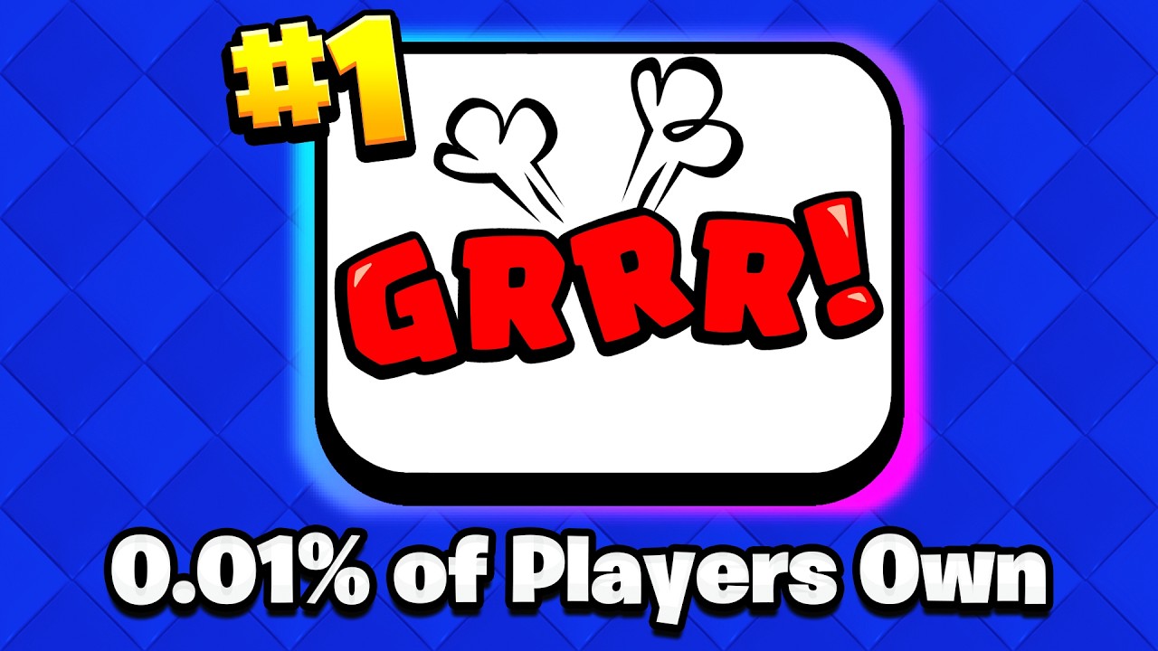 Самые редкие эмоции в Clash Royale
