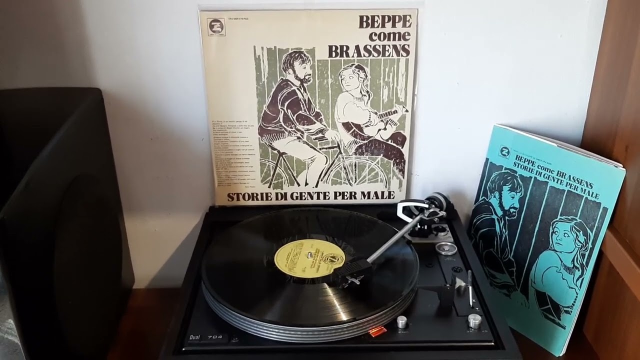 BEPPE COME BRASSENS LA ROSA LA BOTTIGLIA E LA STRETTA DI MANO