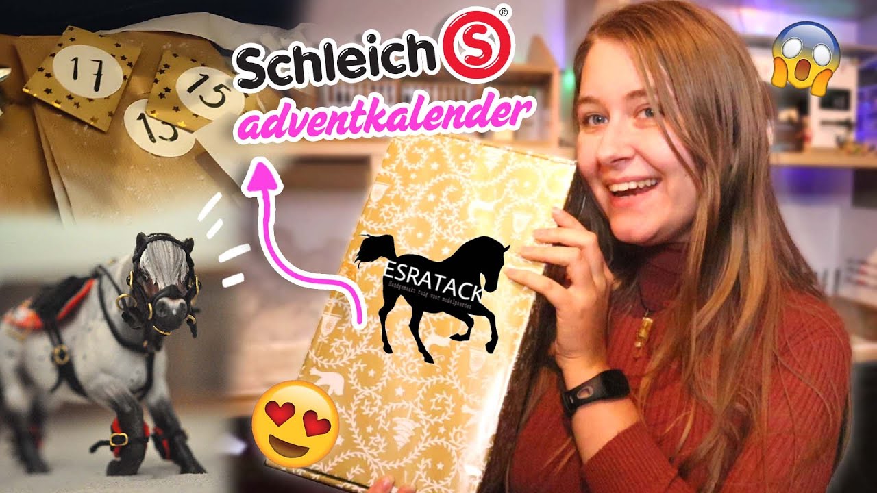 SCHLEICH TUIG ADVENTKALENDER UNBOXEN VAN ESRATACK! | wolfxjessy
