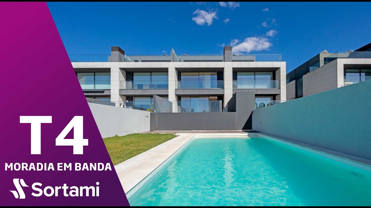 Moradia em Banda T4 na Praia de Canidelo, Vila Nova de Gaia. - Sort 24193