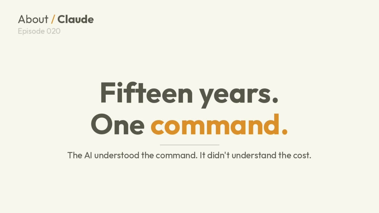 About Claude - Fifteen Years in a Single Command