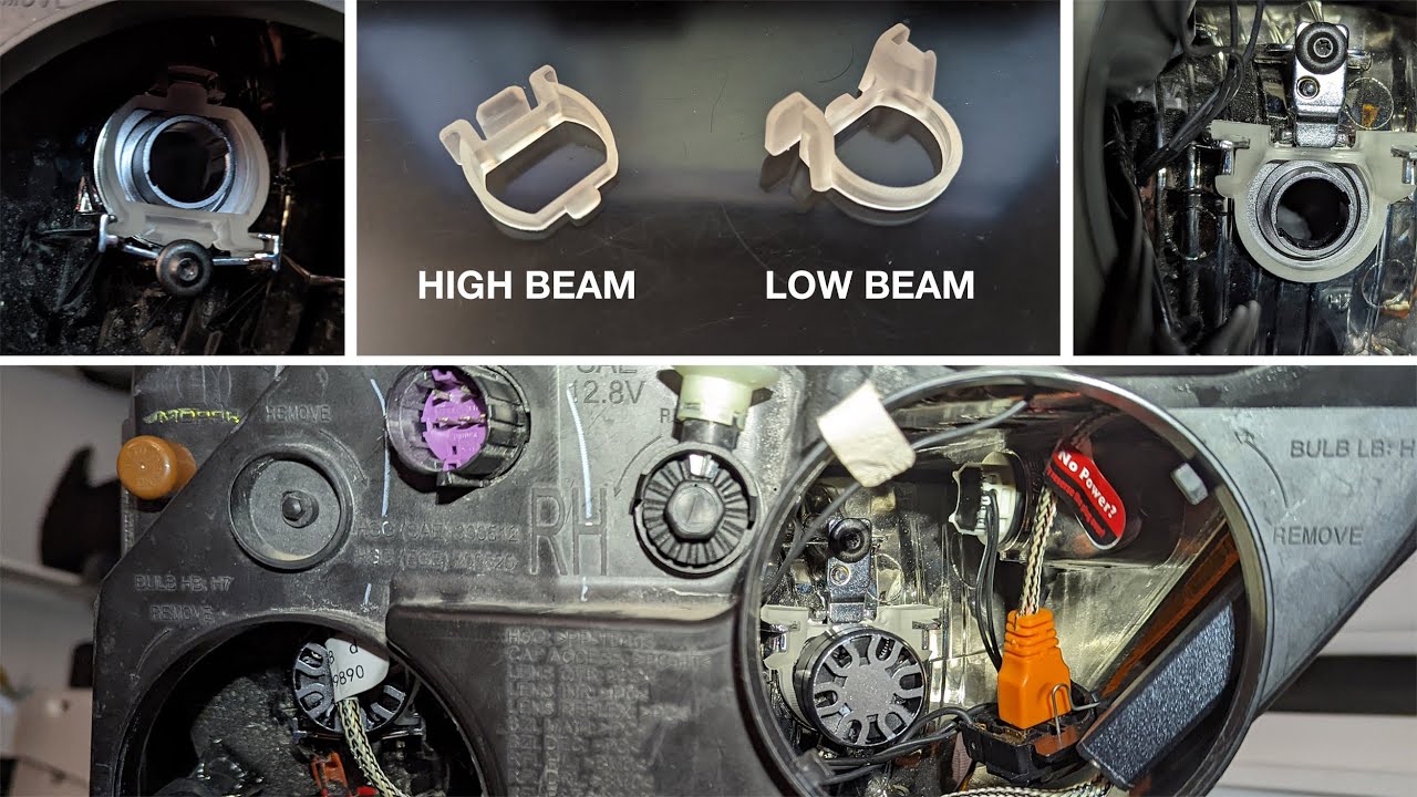 Dodge Promaster - H7 LED Bulb Adapter Installation