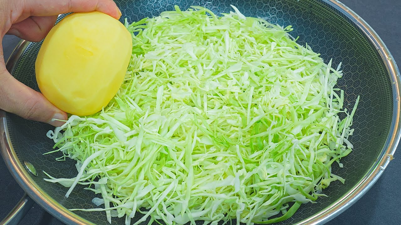 If you have Cabbage, 2 potatoes and 1 egg! Try this Simple, Easy and so delicious cabbage recipe