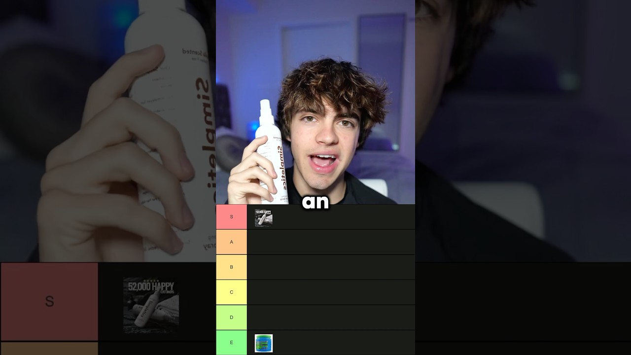 Hair product tier list 📈📉