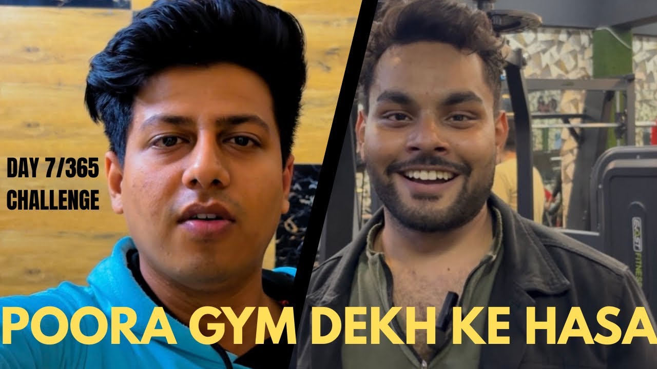 Day 7|| GYM GAYA THA… YE KYA DEKH LIYA 💀😂