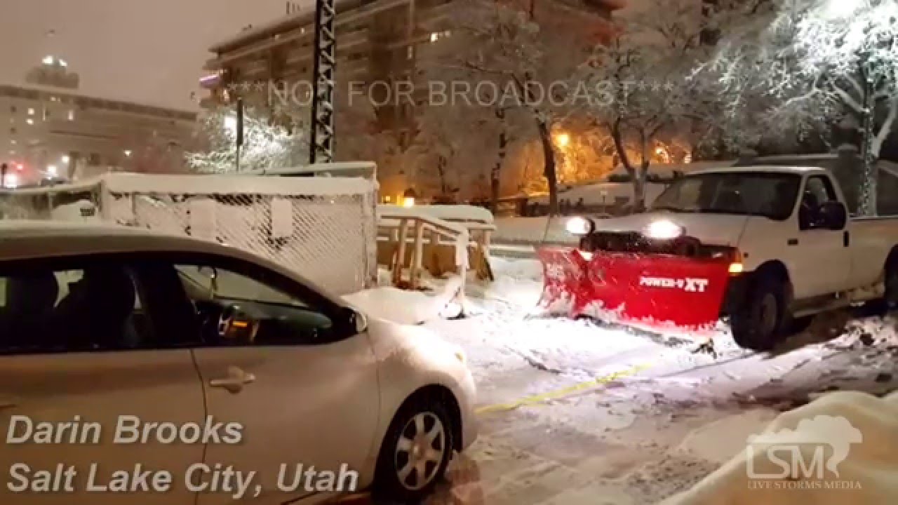 12-15-15 Salt Lake City, Utah Overnight Snow