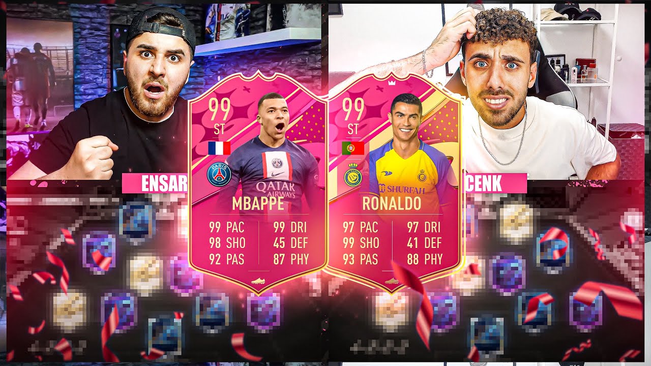 OMG!!🚨 99 MBAPPE FUTTIES vs 99 CR7 SBB😱🔥🔥 vs Cenk !! Squad Builder Battle - FIFA 23