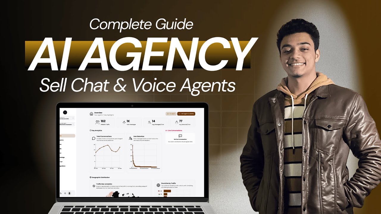 I Built a Full AI Agency in 1 Hour — Website, Agents, Billing & First Client