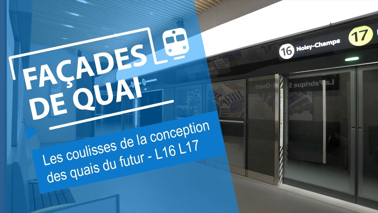 La maquette des façades de quai exposée à la Fabrique du Métro