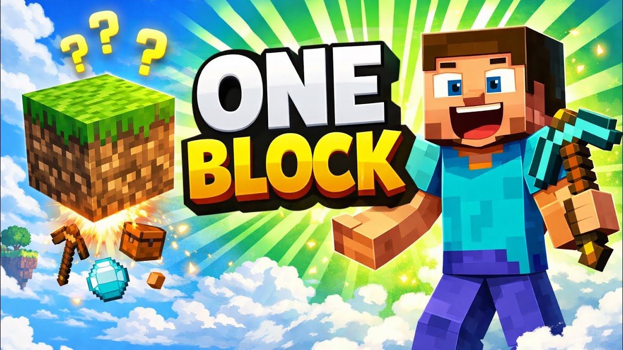 One block 1#   #minecraft #playlist 