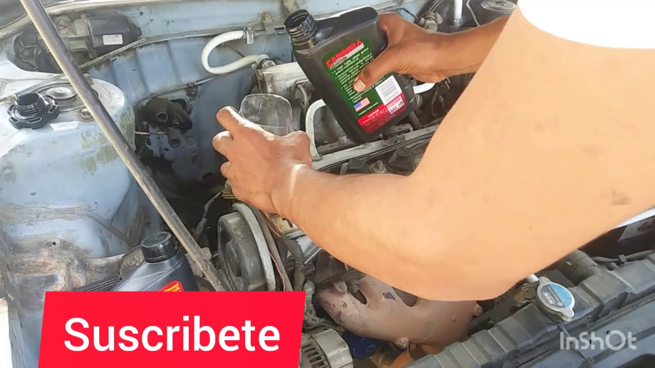 cambio de aceite al Toyota Corolla 92