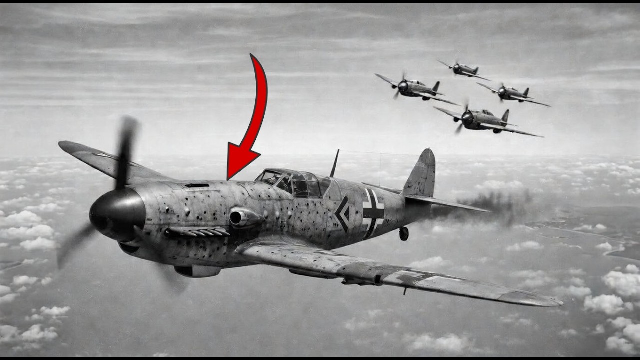 Vier P-47 warteten auf seinen Absturz — doch der Pilot der Bf 109 hatte einen letzten Trick