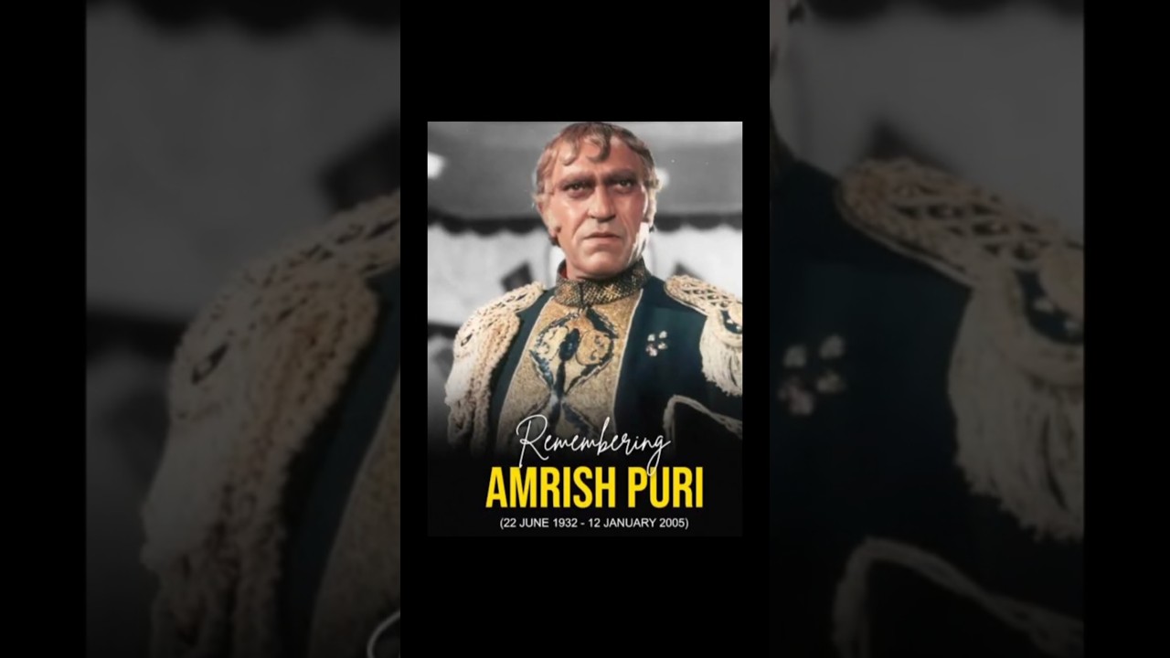 Amrish Puri ji Death Anniversary 