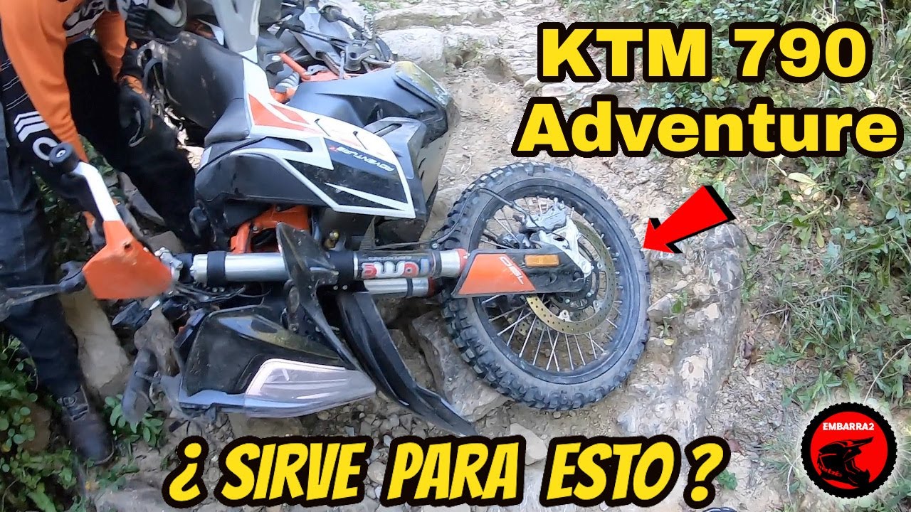 KTM 790 adventure R sufre en viaje OFFROAD a Tarifa | Moto trail Aventura