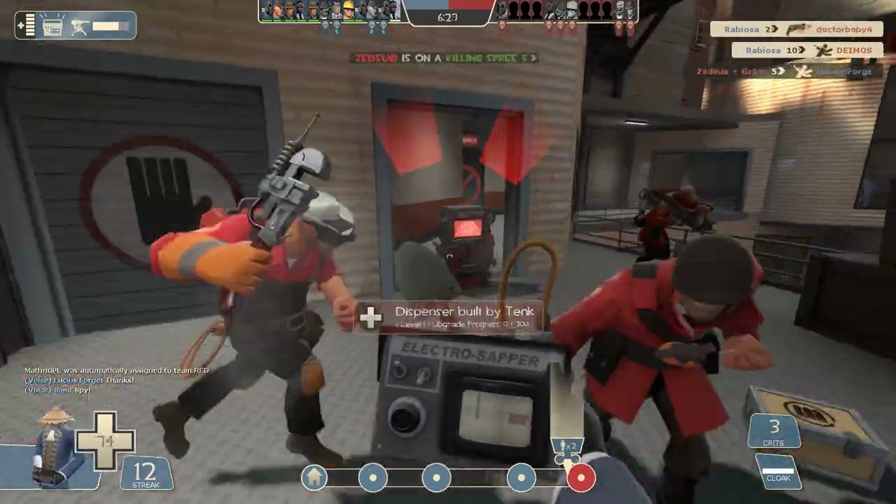 Team Fortress 2 Spy Gameplay