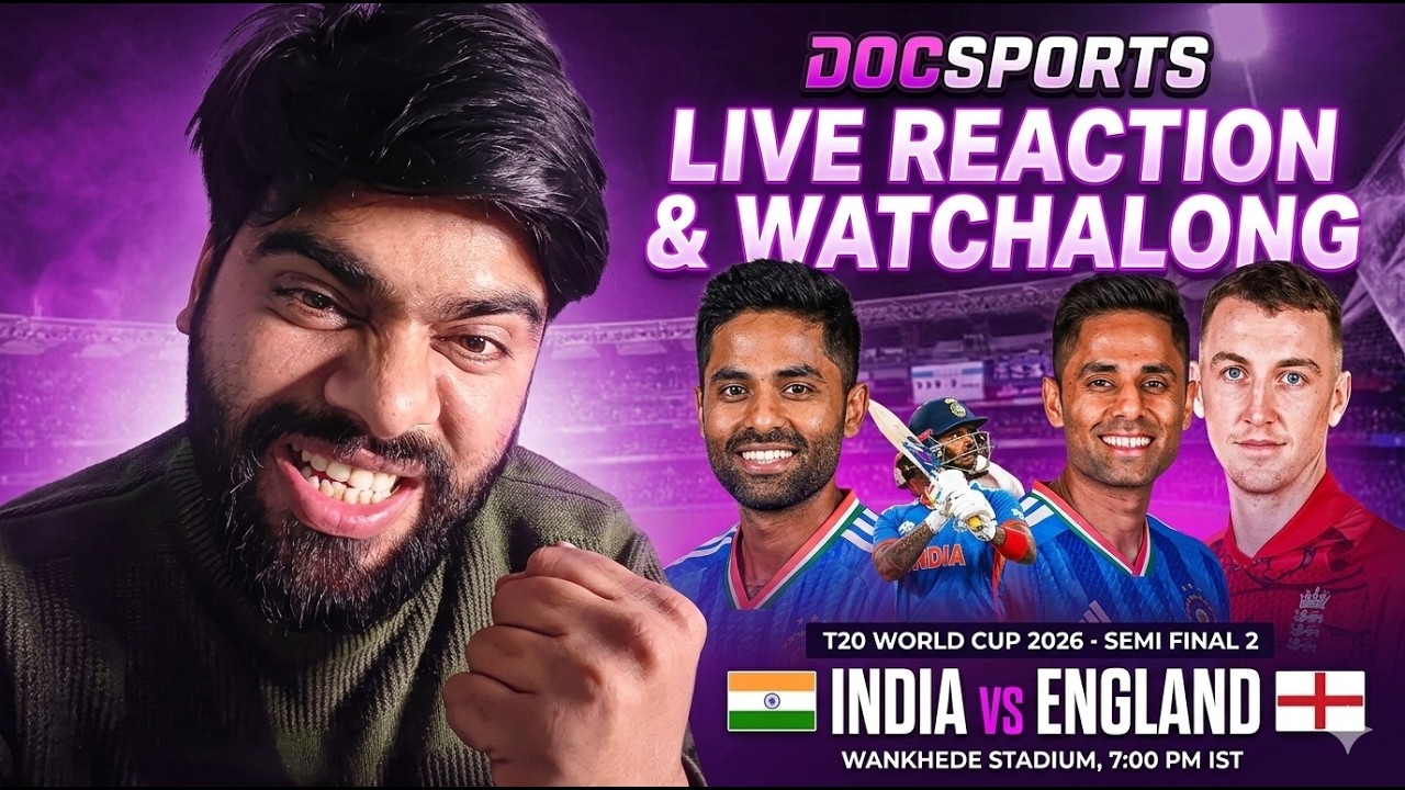 INDIA VS ENGLAND SEMIFINAL 2 LIVE || T20 WORLD CUP || LIVE REACTION & WATCHALONG