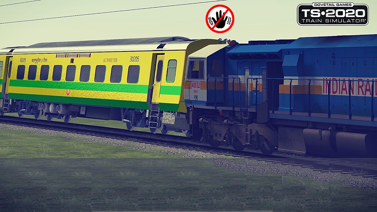 WDP4B STARTUP & COUPLING WITH JUMPING EFFECTS || TRAIN SIMULATOR 2020