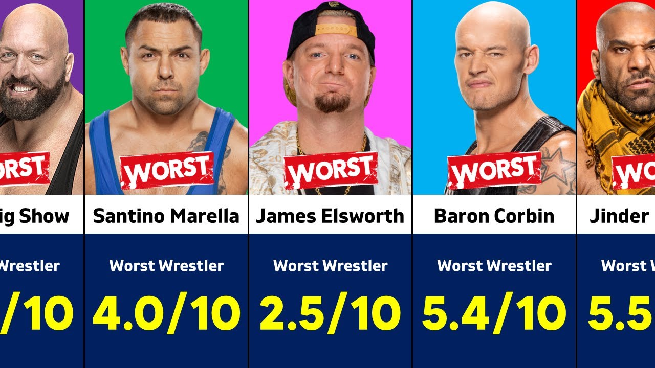 Top 60 Worst WWE Wrestlers of All Time