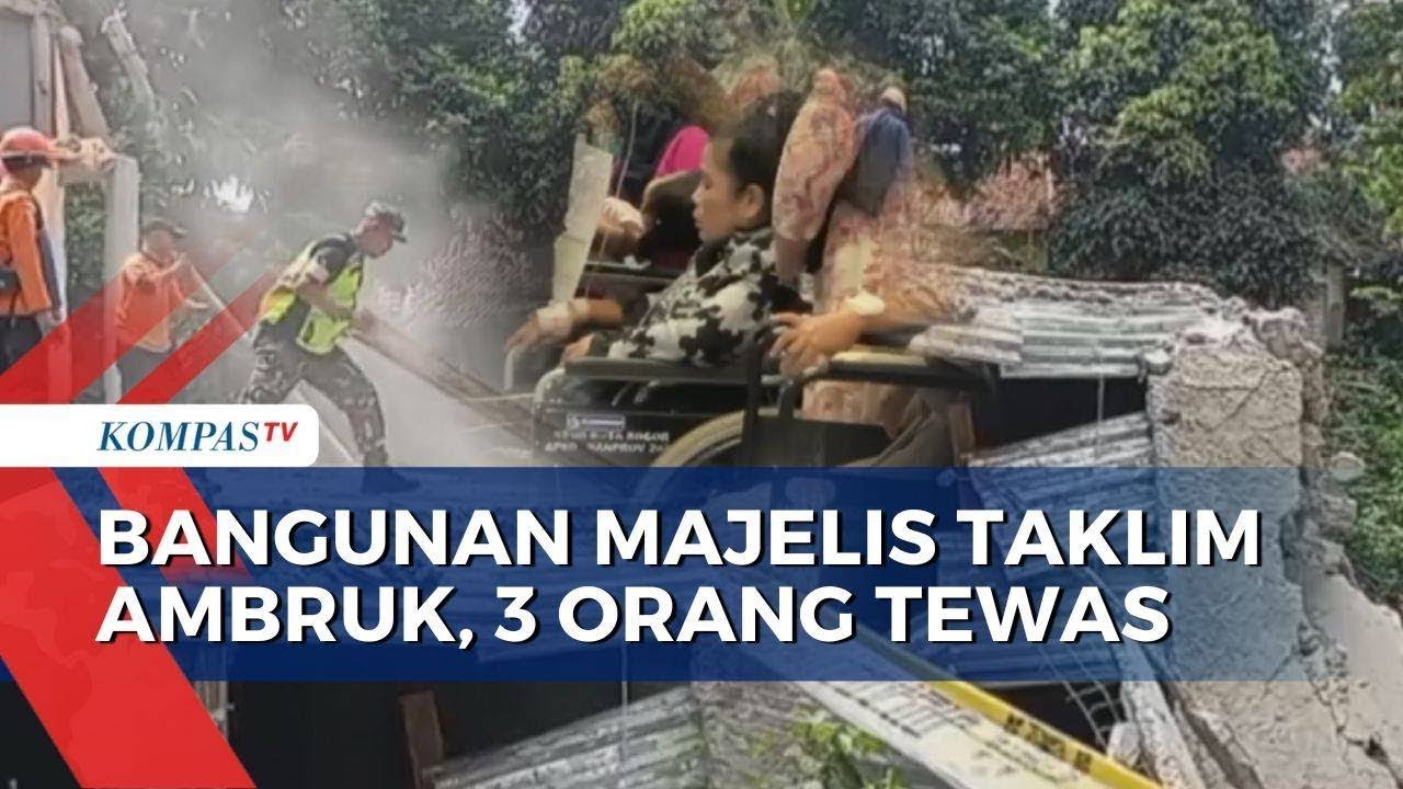 Bangunan Majelis Taklim di Ciomas Ambruk  3 Orang Tewas