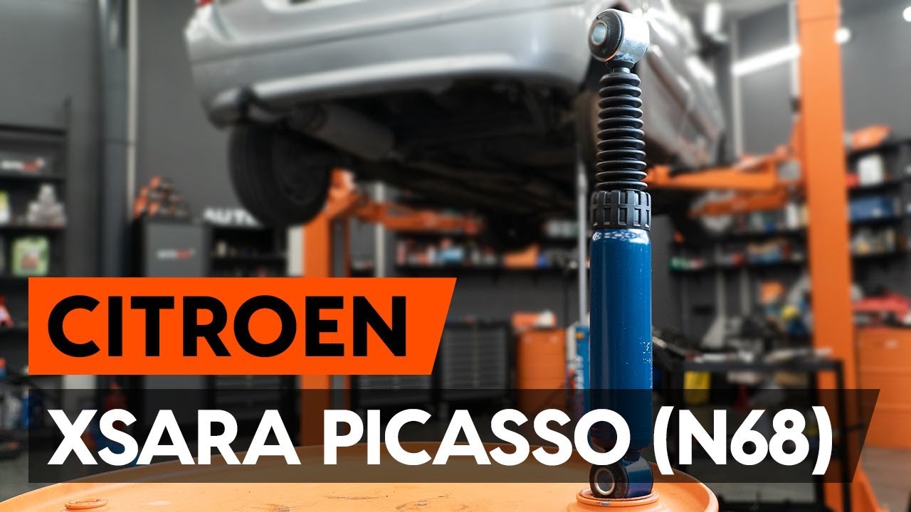 CITROEN XSARA PICASSO (N68) hátsó lengéscsillapító csere [ÚTMUTATÓ AUTODOC]