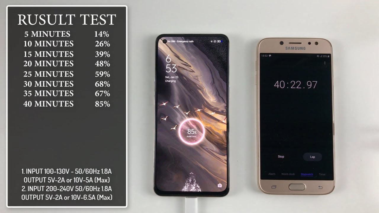 OPPO Reno 5 Battery Charging Test