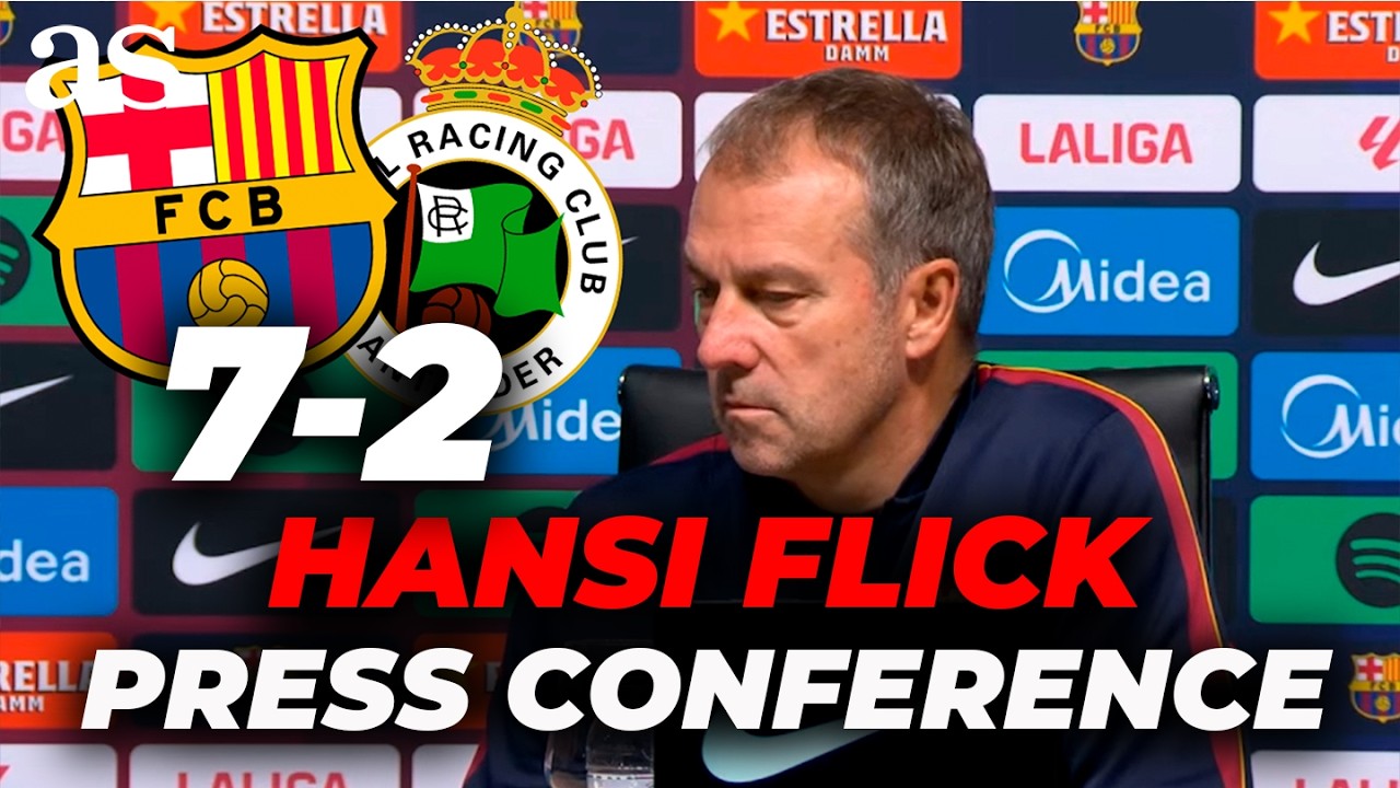 HANSI FLICK full press conference after BARCELONA 7-2 RACING | LALIGA