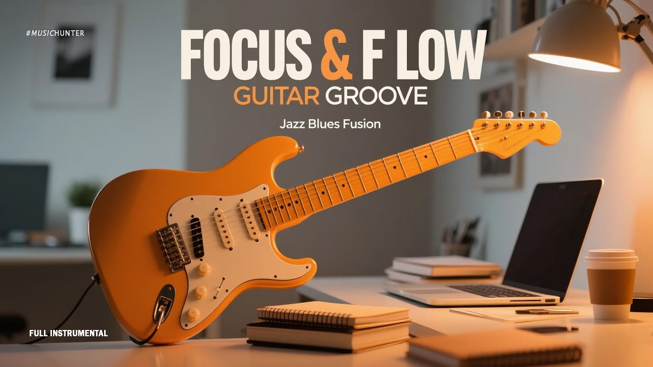 Guitar🎸 Music for Focus & Flow | Jazz Blues Fusion