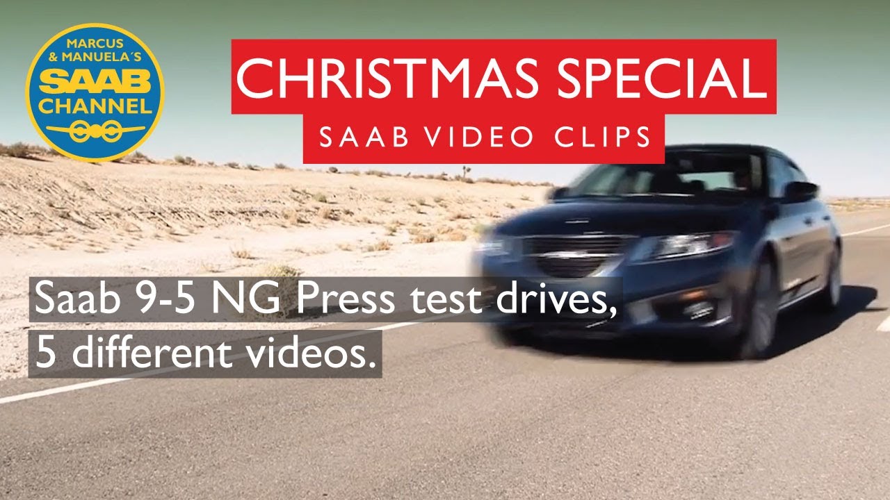 Saab 9-5 NG Press test drives, 5 different videos.