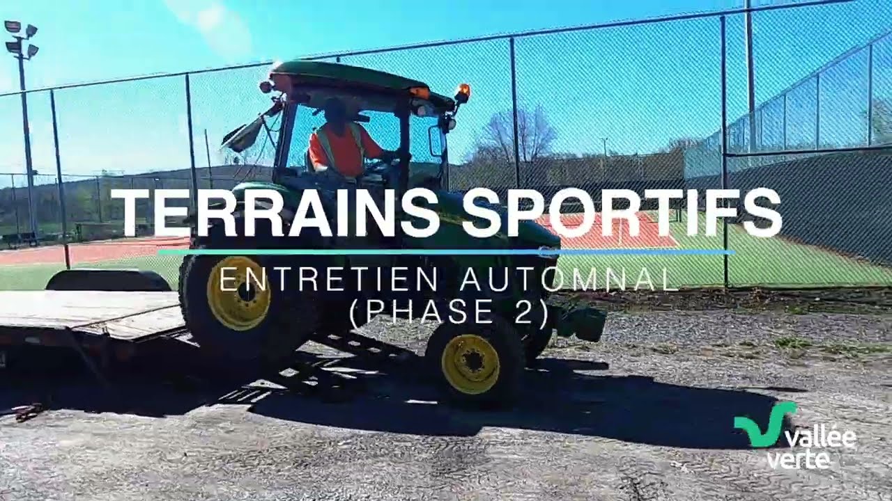 Entretien de Terrain Sportif (Phase 2 Automne) Aménagement Nivlex