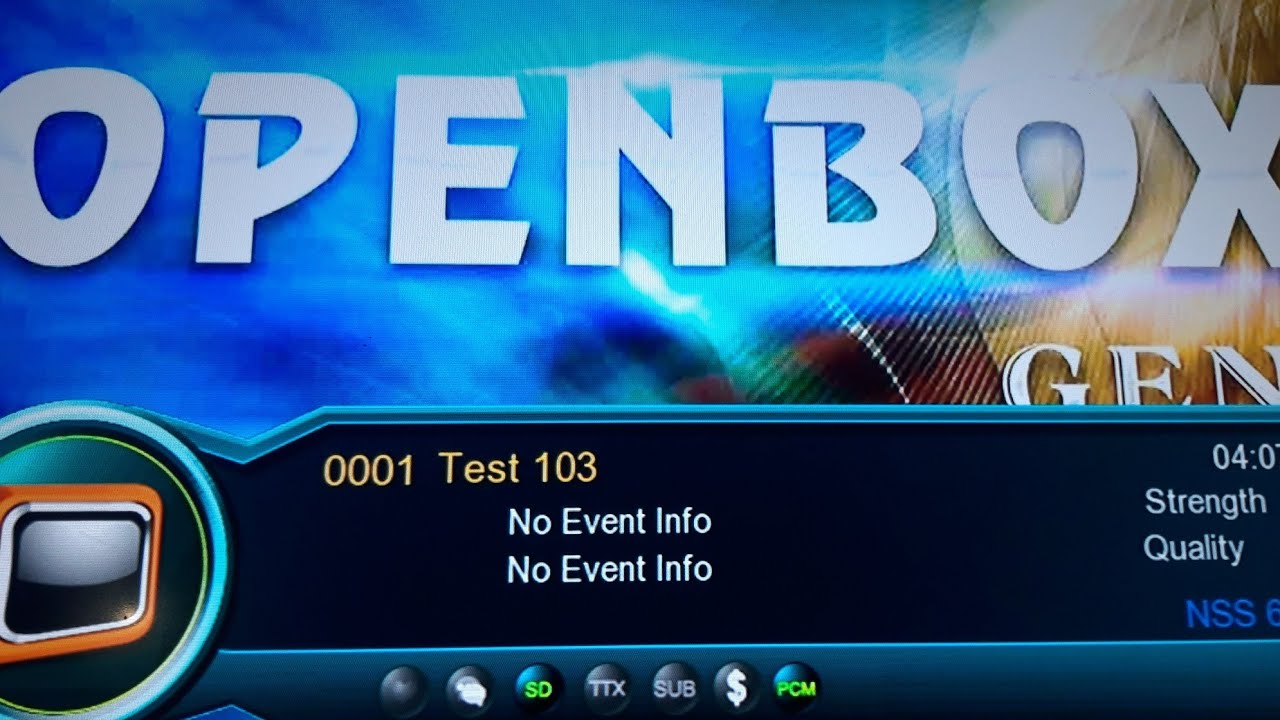 open box software 1506t. receiver upgrade by USB
