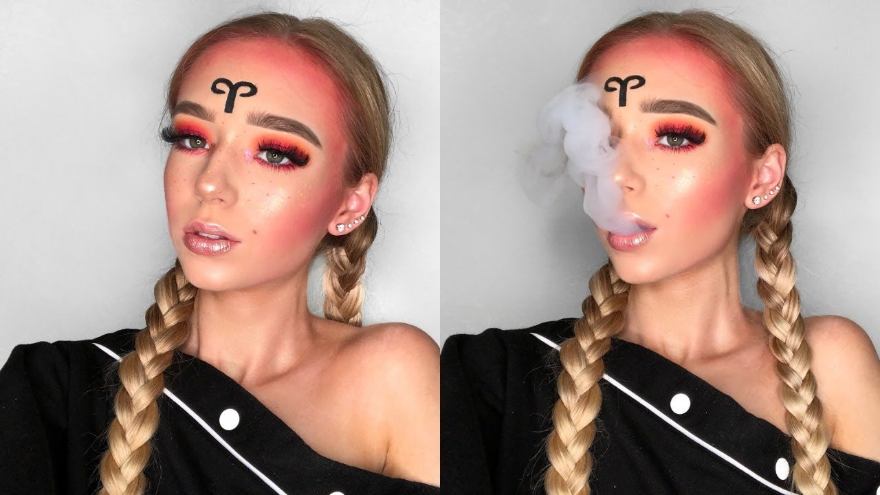 Aries Inspired Makeup Tutorial ⎟Halloween 2018⎟