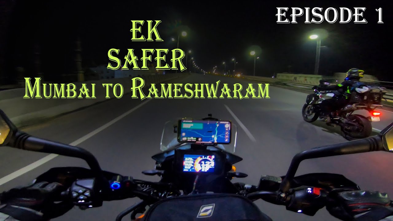 Ek Saffar Mumbai to Rameshwaram Bike Ride | BMW, KTM 390, Pulsar | #breathtakinglandscapes  #india