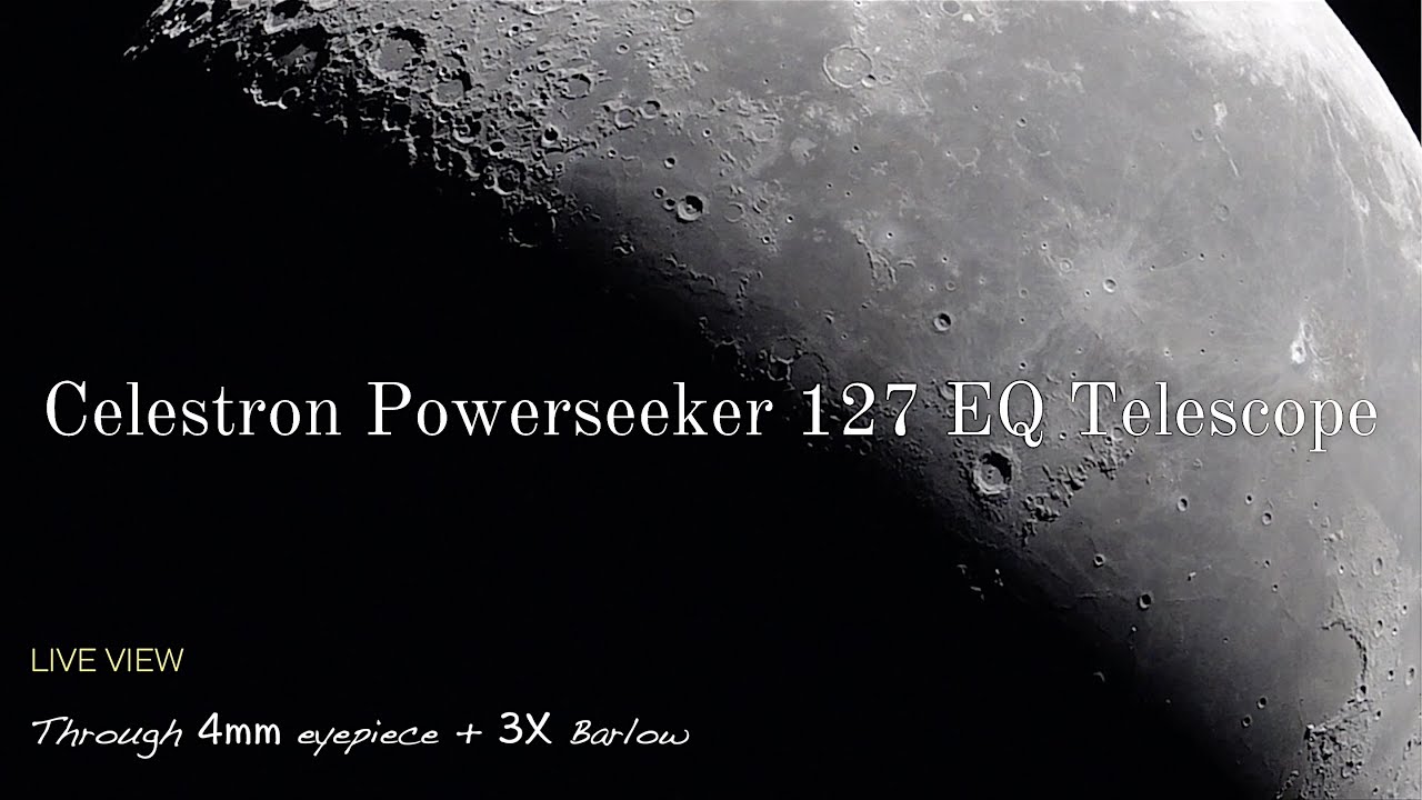 Celestron Powerseeker 127 EQ Telescope - How Close You Can get to the Moon?