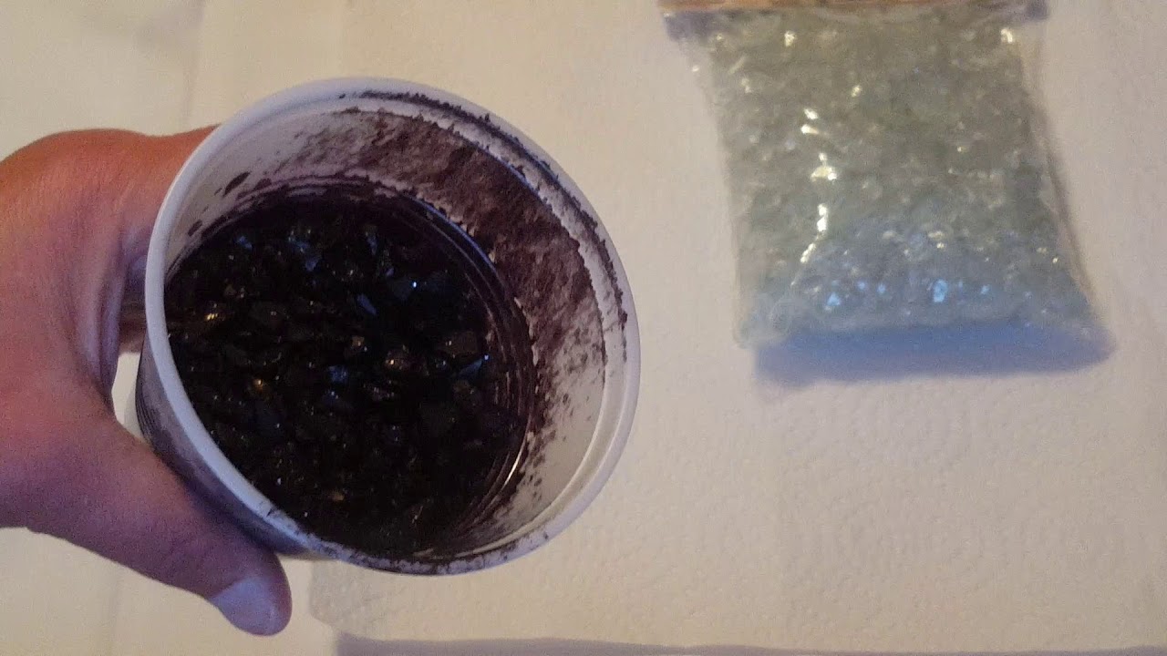 [13]How To Color Crushed Glass Using Alcohol Inks /Geodes